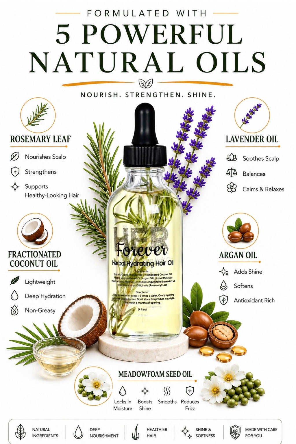 Herbal Hydrating Hair Oil