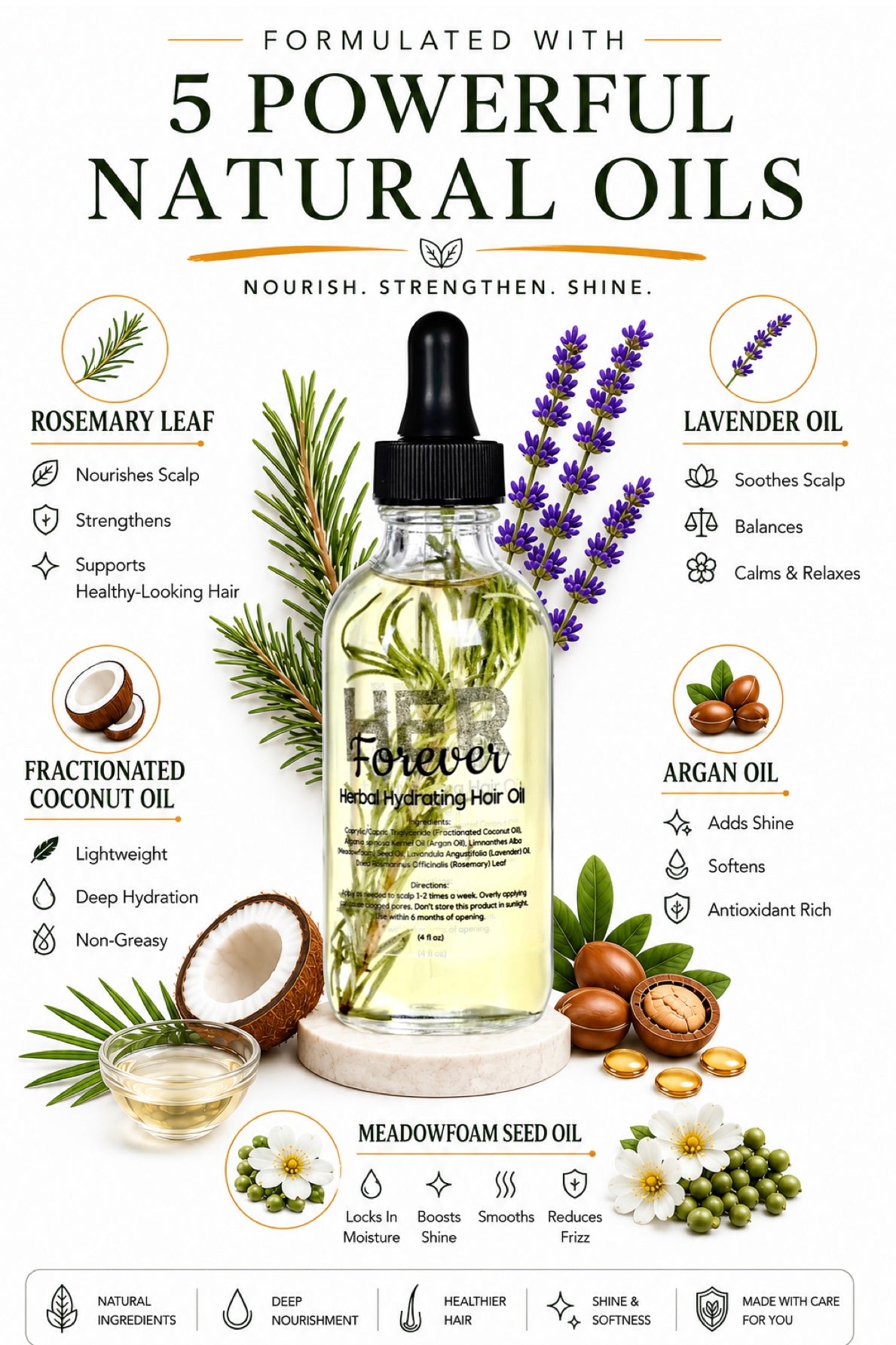 Herbal Hydrating Hair Oil